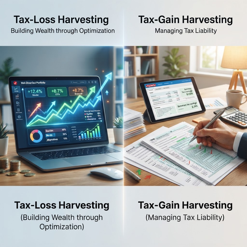 Tax-Loss vs. Tax-Gain Harvesting: Which Builds More Wealth?