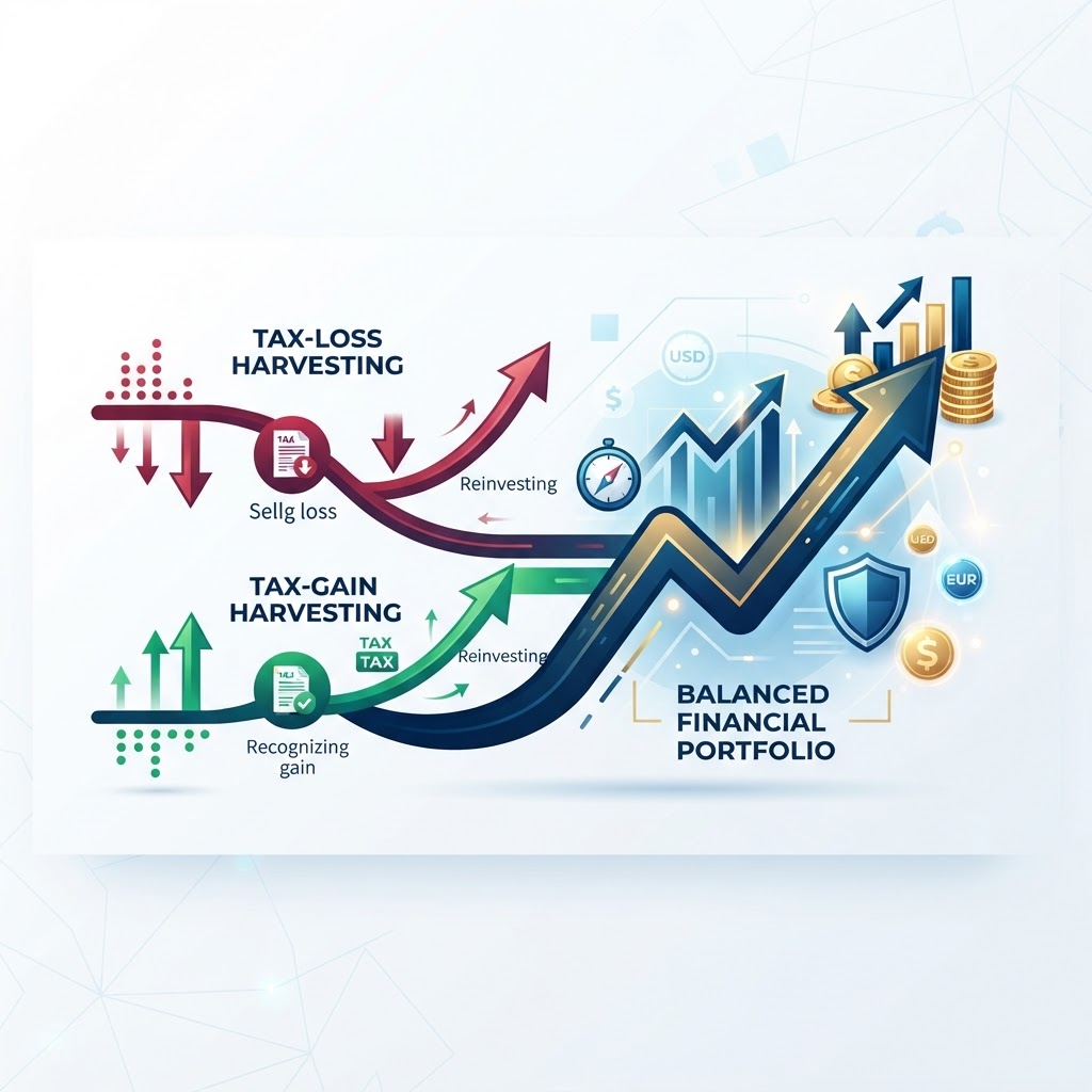 Tax-Loss vs Tax-Gain Harvesting: A Wealth Building Strategy