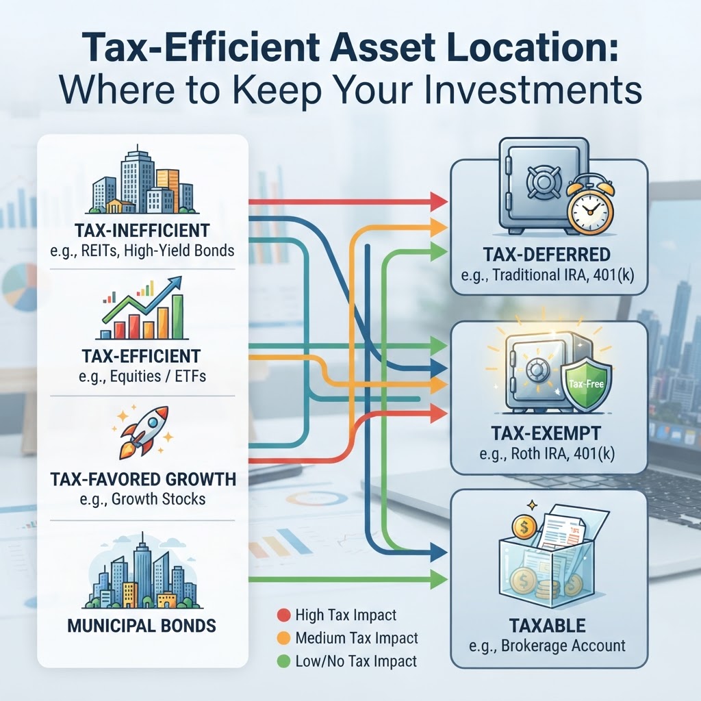 Tax-Efficient Asset Location: Where to Keep Your Investments